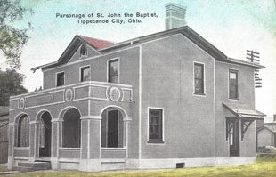 Crane House at Broadway and Third Streets in Tippecanoe City